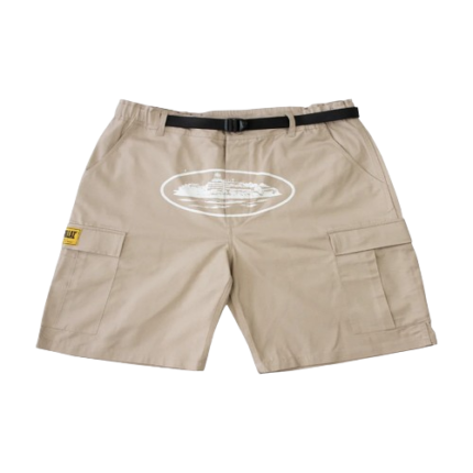 Corteiz Alcatraz Cargoshorts Beige