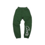 Grüne Corteiz-Jogginghose