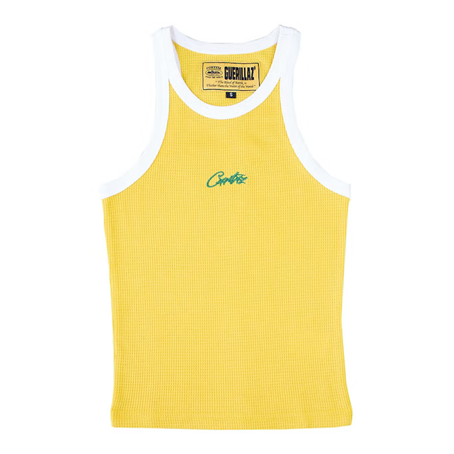 Corteiz gelbes Tanktop für Herren