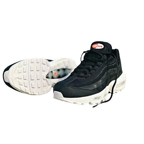 Nike Air Max 95 Corteiz Noir Blanc Orange Équipe Nike Air Max 95 Corteiz Noir Blanc Orange Équipe
